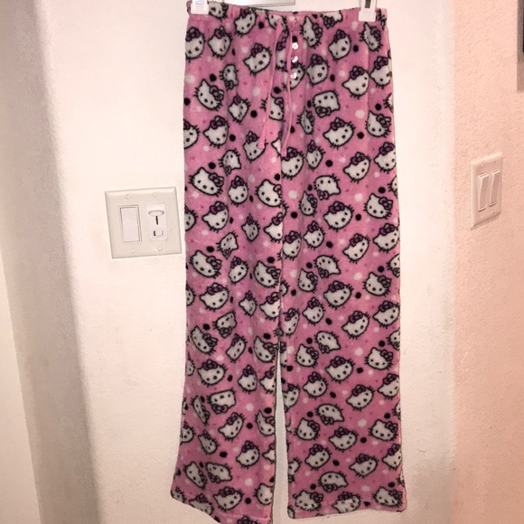 Hello kitty fuzzy pajama pants Clearance